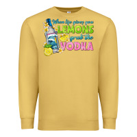 Antique Gold when life gives you lemons Premium Sweatshirt - texasbilliewilder