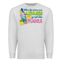 Dove Grey when life gives you lemons Premium Sweatshirt - texasbilliewilder