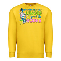 Lemon when life gives you lemons Premium Sweatshirt - texasbilliewilder