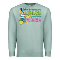 Seafoam when life gives you lemons Premium Sweatshirt - texasbilliewilder