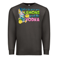 Smoke when life gives you lemons Premium Sweatshirt - texasbilliewilder
