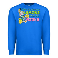 True Royal when life gives you lemons Premium Sweatshirt - texasbilliewilder