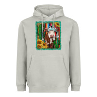 Moon Dust Western Christmas Cow Heavyweight Hoodie - RanaPortraitStore