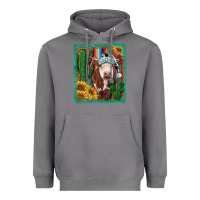 Storm Western Christmas Cow Heavyweight Hoodie - RanaPortraitStore