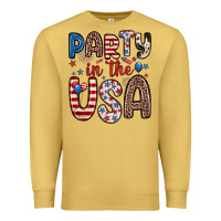 Antique Gold party in the usa Premium Sweatshirt - Zillion Design Studio