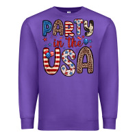 Purple party in the usa Premium Sweatshirt - Zillion Design Studio