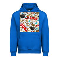 Cobalt graduation 2022 seamless pattern Urban Hoodie - BundleAndBundleShop