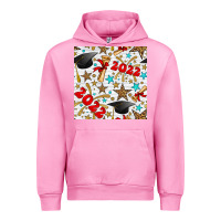 Fuchsia Pink graduation 2022 seamless pattern Urban Hoodie - BundleAndBundleShop