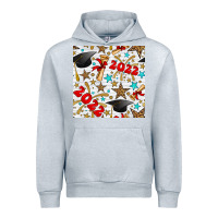 Heather Grey graduation 2022 seamless pattern Urban Hoodie - BundleAndBundleShop