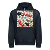 Navy graduation 2022 seamless pattern Urban Hoodie - BundleAndBundleShop