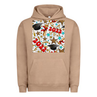 Pigment Burro graduation 2022 seamless pattern Urban Hoodie - BundleAndBundleShop