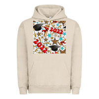 Pigment French Oak graduation 2022 seamless pattern Urban Hoodie - BundleAndBundleShop