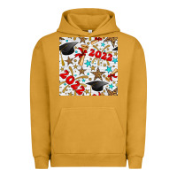 Pigment Peanut Butter graduation 2022 seamless pattern Urban Hoodie - BundleAndBundleShop