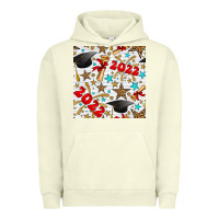 Pigment Pistachio graduation 2022 seamless pattern Urban Hoodie - BundleAndBundleShop