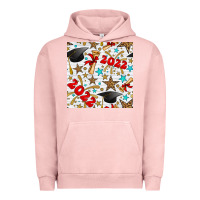 Pigment Salmon graduation 2022 seamless pattern Urban Hoodie - BundleAndBundleShop