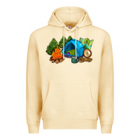 Pina Colada camp in the woods Premium Hoodie - AdoDesignShop