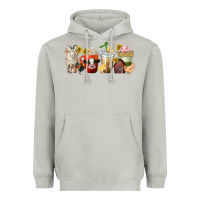 Moon Dust farm animals coffee cups Heavyweight Hoodie - texasbilliewilder