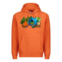 Carrot camp in the woods Premium Hoodie - AdoDesignShop