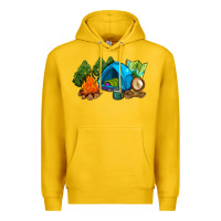 Lemon camp in the woods Premium Hoodie - AdoDesignShop