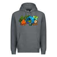 Rock camp in the woods Premium Hoodie - AdoDesignShop