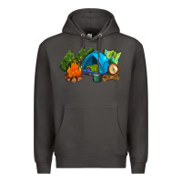 Smoke camp in the woods Premium Hoodie - AdoDesignShop