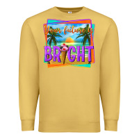Antique Gold your future is bright Premium Sweatshirt - texasbilliewilder