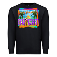 Black your future is bright Premium Sweatshirt - texasbilliewilder