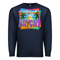 Navy your future is bright Premium Sweatshirt - texasbilliewilder