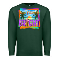Sports Green your future is bright Premium Sweatshirt - texasbilliewilder