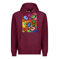 Burgundy candies  air freshener Premium Hoodie - AdoDesignShop