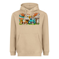 Mushroom farm truck coffee cups Heavyweight Hoodie - texasbilliewilder