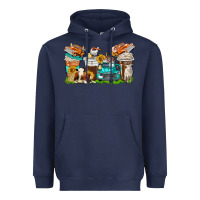 Navy farm truck coffee cups Heavyweight Hoodie - texasbilliewilder
