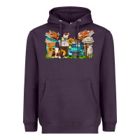 Plum farm truck coffee cups Heavyweight Hoodie - texasbilliewilder