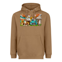 Toasted Coconut farm truck coffee cups Heavyweight Hoodie - texasbilliewilder