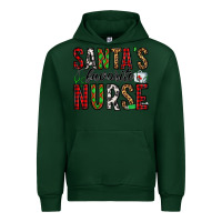 Forest Green santa's favorite nurse Urban Hoodie - Jasminsmagicworld