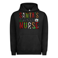 Pigment Black santa's favorite nurse Urban Hoodie - Jasminsmagicworld