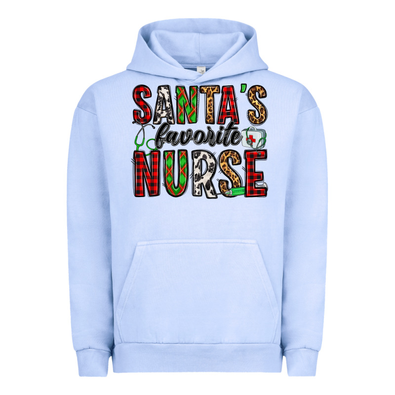 Santa's Favorite Nurse Urban Hoodie by Jasminsmagicworld | Teevron