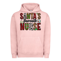 Pigment Salmon santa's favorite nurse Urban Hoodie - Jasminsmagicworld