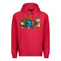 Cardinal camp coffee cups ado Premium Hoodie - AdoDesignShop