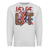 Dove Grey let s get lit Premium Sweatshirt - Zillion Design Studio