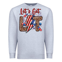 Heather Grey let s get lit Premium Sweatshirt - Zillion Design Studio