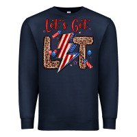 Navy let s get lit Premium Sweatshirt - Zillion Design Studio