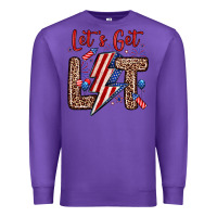 Purple let s get lit Premium Sweatshirt - Zillion Design Studio