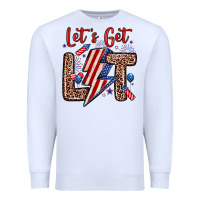 White let s get lit Premium Sweatshirt - Zillion Design Studio
