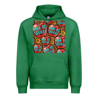 Emerald back to school with apple seamless pattern Urban Hoodie - BundleAndBundleShop