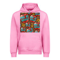 Fuchsia Pink back to school with apple seamless pattern Urban Hoodie - BundleAndBundleShop