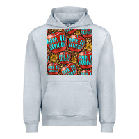 Heather Grey back to school with apple seamless pattern Urban Hoodie - BundleAndBundleShop