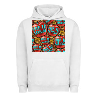 Pigment Lunar Rock back to school with apple seamless pattern Urban Hoodie - BundleAndBundleShop