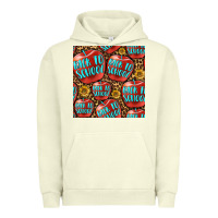 Pigment Pistachio back to school with apple seamless pattern Urban Hoodie - BundleAndBundleShop