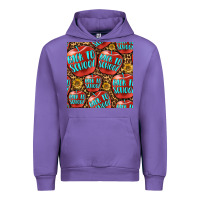 Tulip back to school with apple seamless pattern Urban Hoodie - BundleAndBundleShop